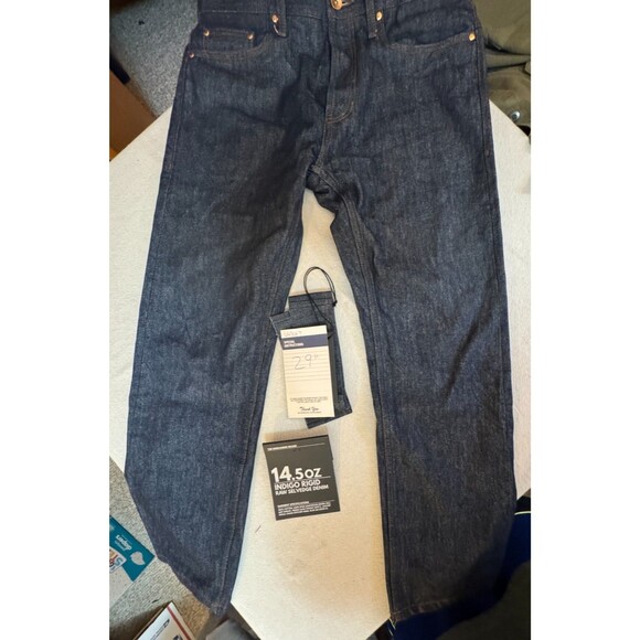The Unbranded Brand Jeans Mens 32x32 UB301- Straight Fit Raw Selvedge Denim - Picture 1 of 5